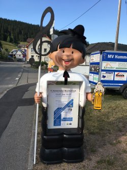 Musikerhock Auf-Abbau