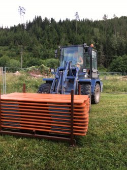 Musikerhock Auf-Abbau
