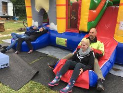 Musikerhock Auf-Abbau