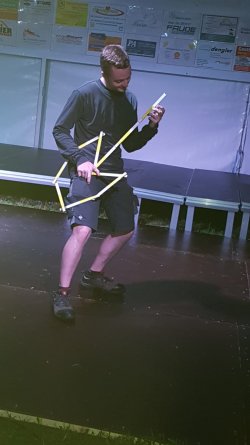 Musikerhock Auf-Abbau