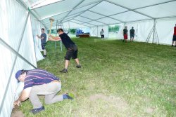 Musikerhock Auf-Abbau